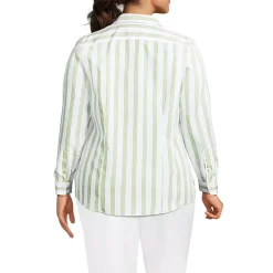 No Iron Button Front Shirt