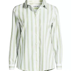 No Iron Button Front Shirt