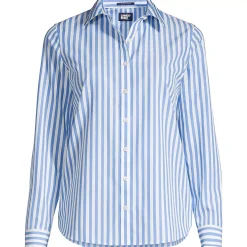 No Iron Button Front Shirt