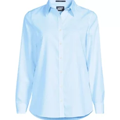 No Iron Button Front Shirt