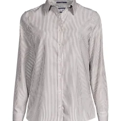 No Iron Button Front Shirt