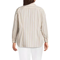 No Iron Button Front Shirt