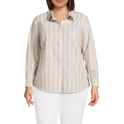 No Iron Button Front Shirt