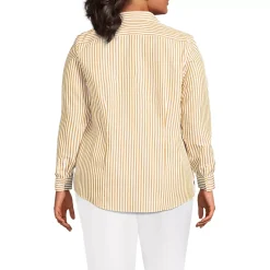 No Iron Button Front Shirt