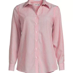 No Iron Button Front Shirt