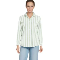 No Iron Button Front Shirt
