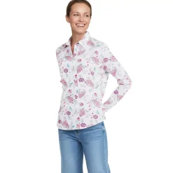 No Iron Button Front Shirt