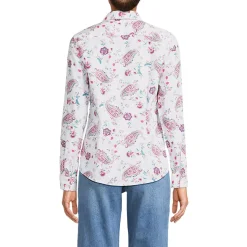 No Iron Button Front Shirt