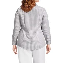 No Iron Button Front Shirt