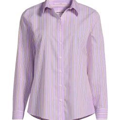 No Iron Button Front Shirt