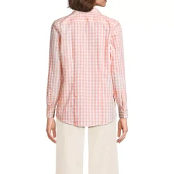 No Iron Button Front Shirt