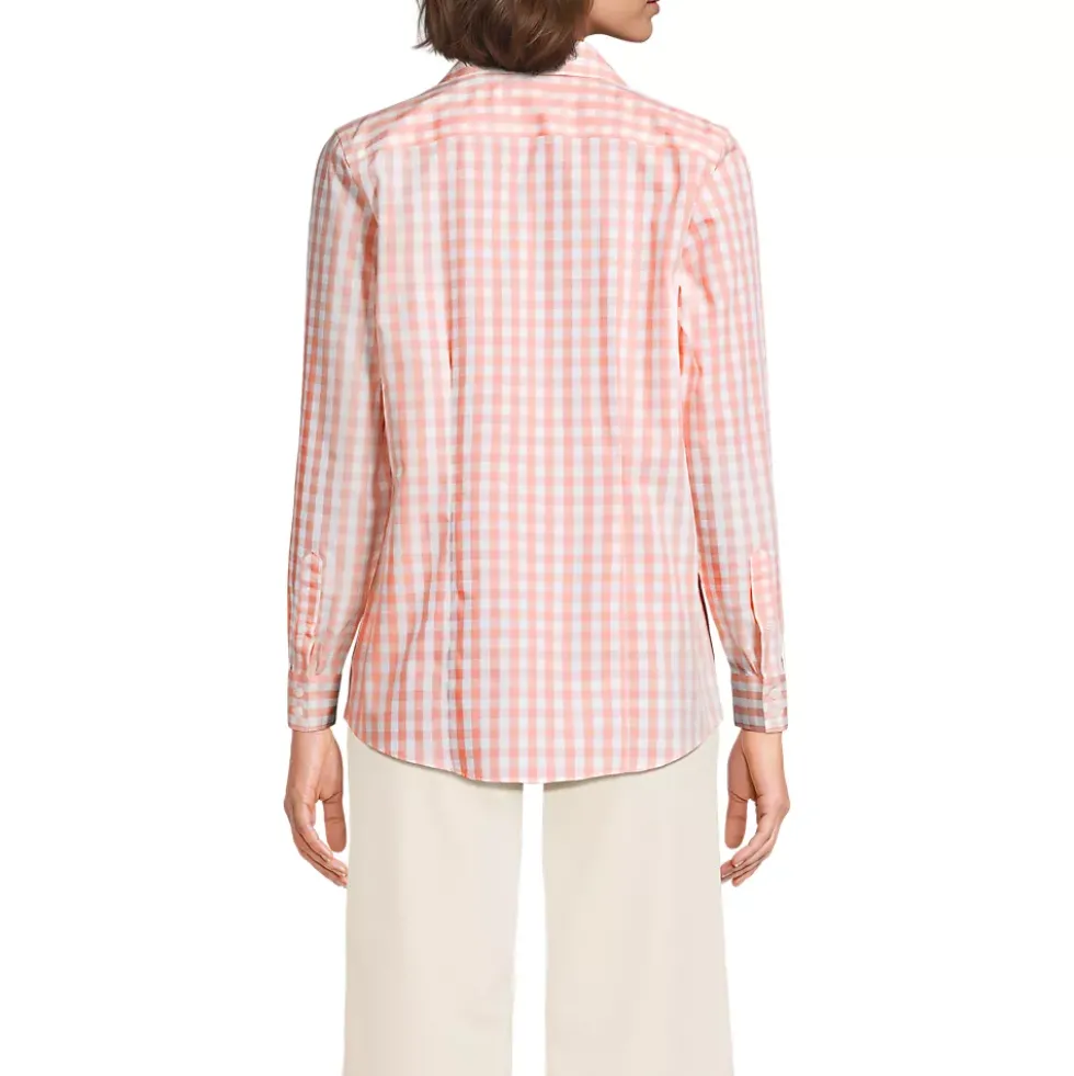 No Iron Button Front Shirt