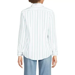 No Iron Button Front Shirt