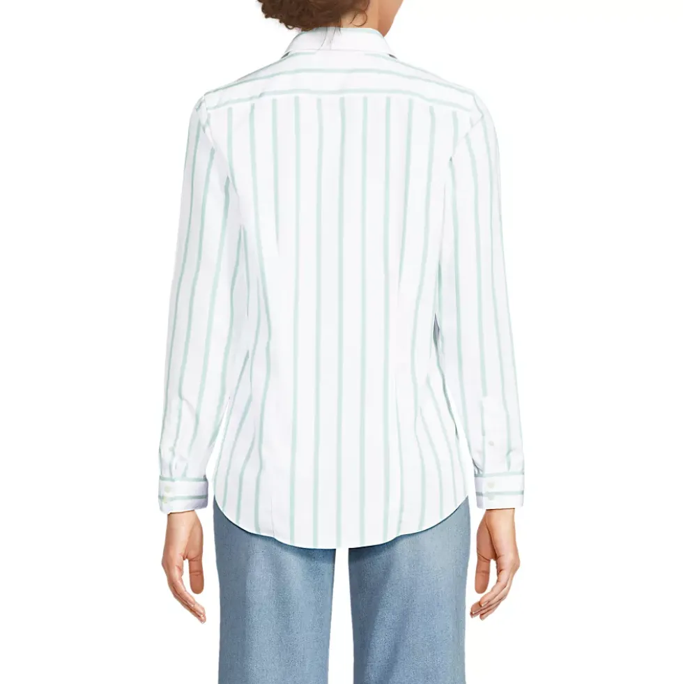 No Iron Button Front Shirt