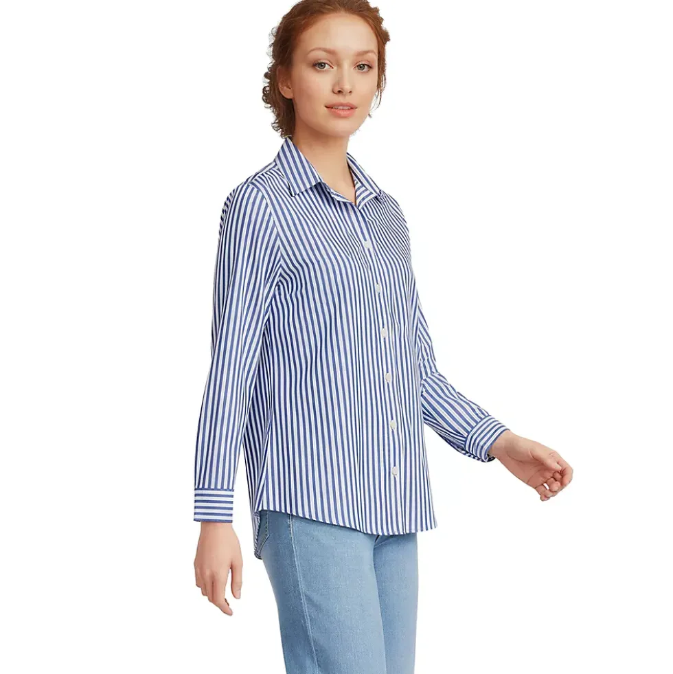 No Iron Button Front Shirt