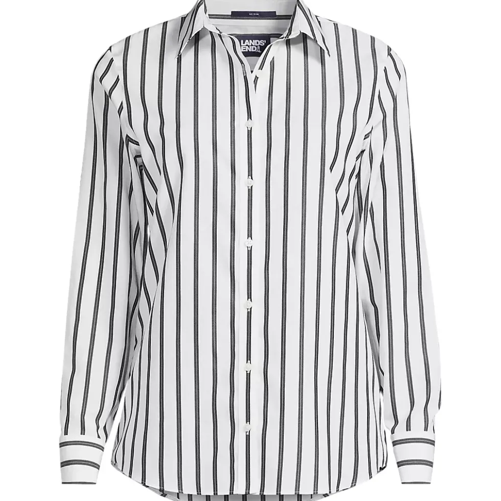 No Iron Button Front Shirt
