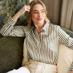 No Iron Button Front Shirt