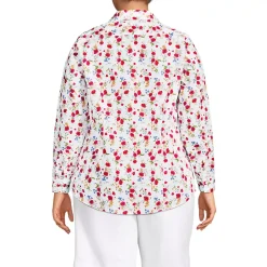 No Iron Button Front Shirt
