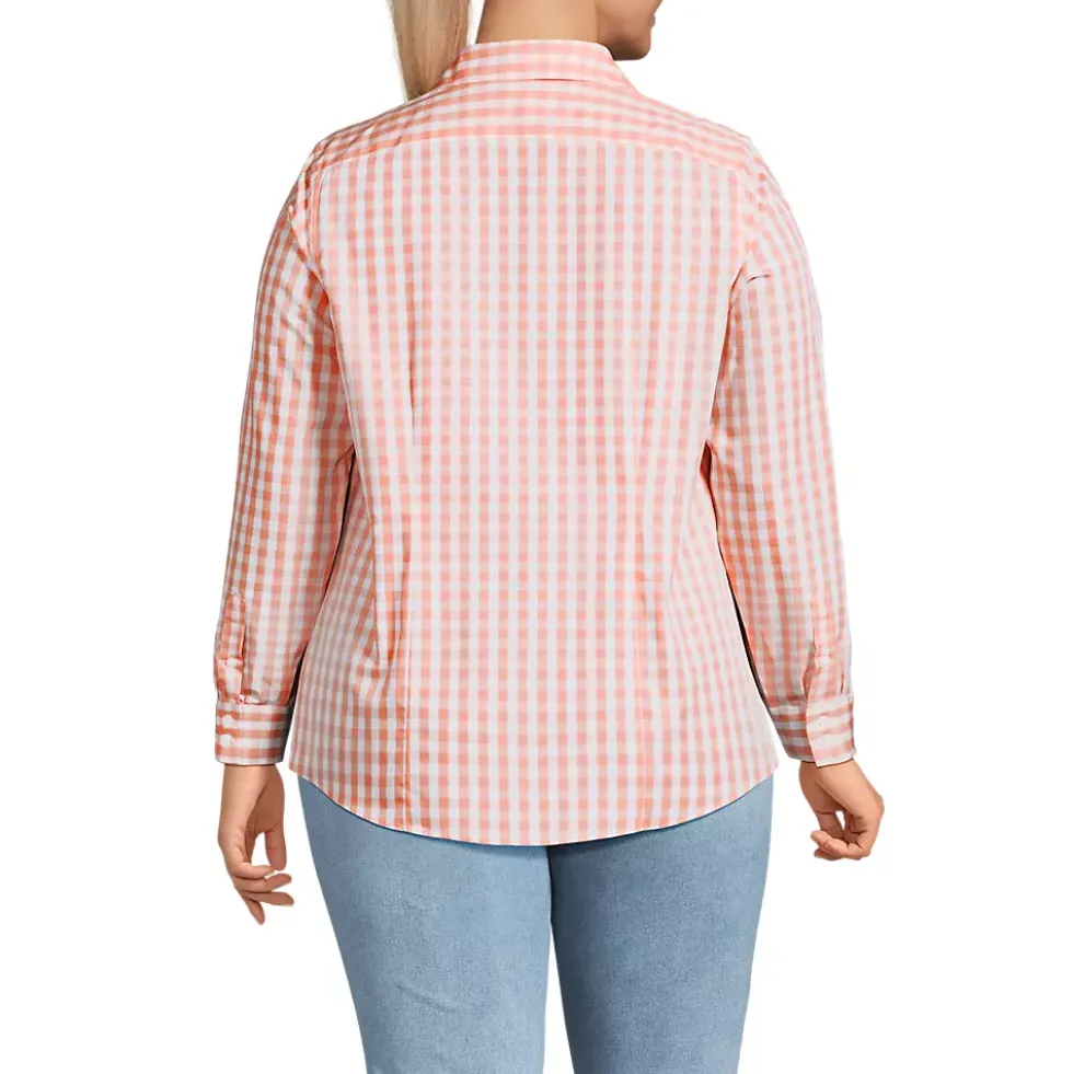 No Iron Button Front Shirt