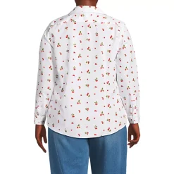 No Iron Button Front Shirt