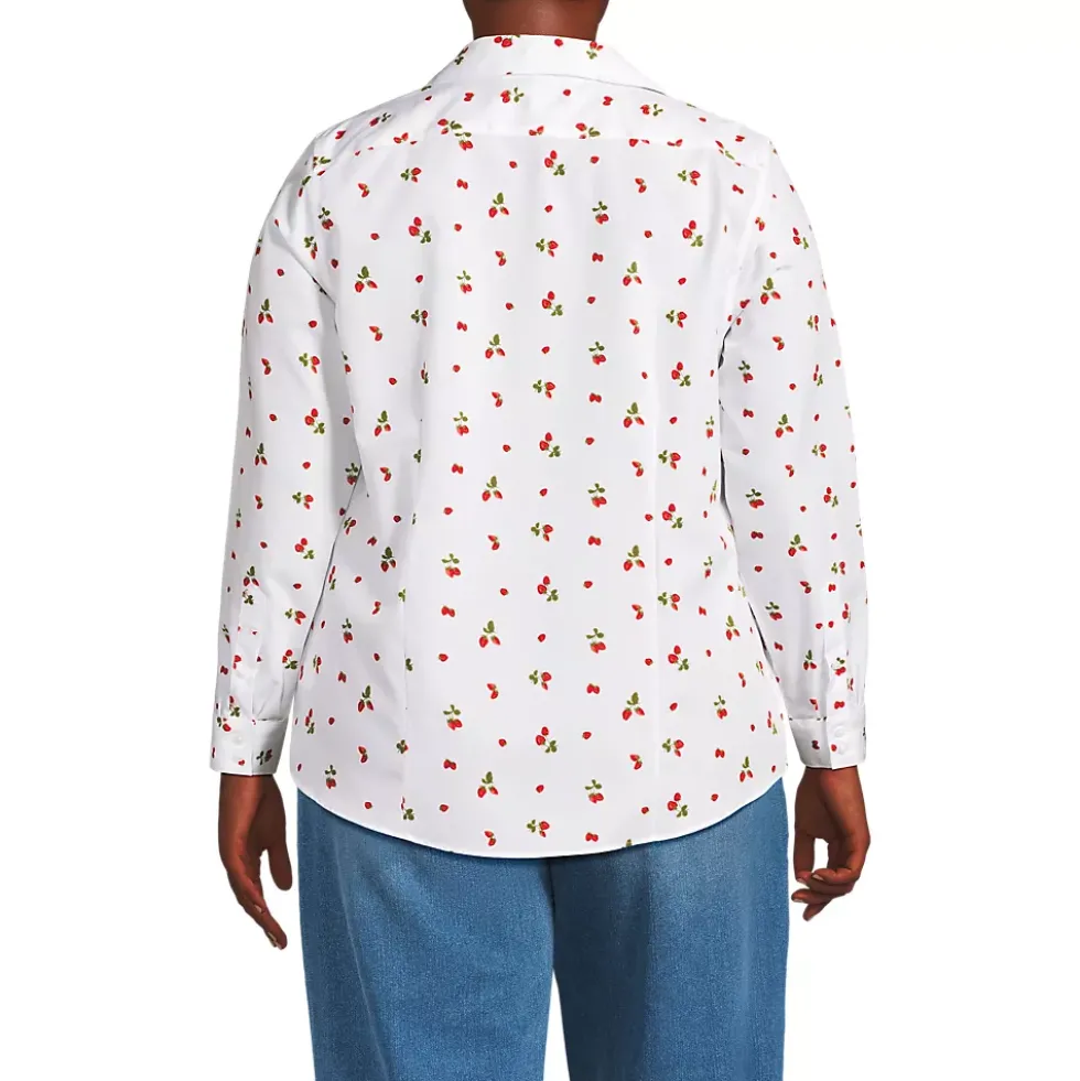No Iron Button Front Shirt