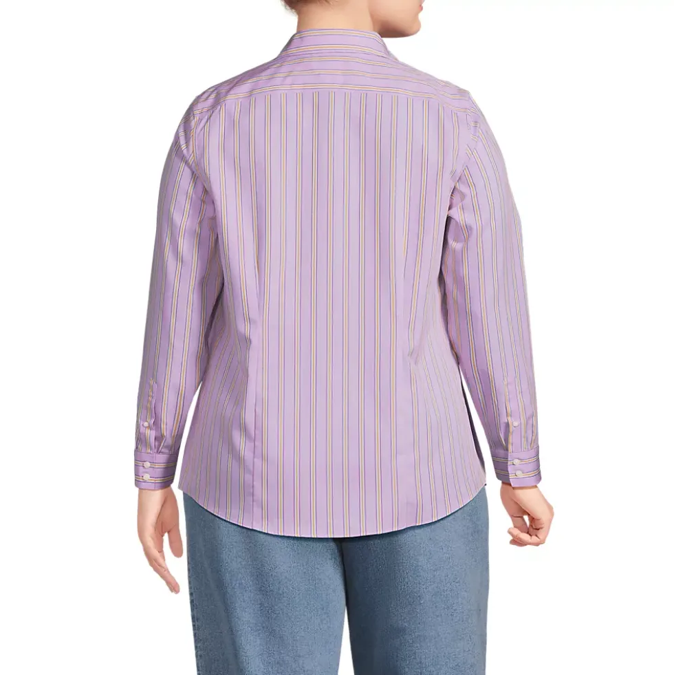 No Iron Button Front Shirt
