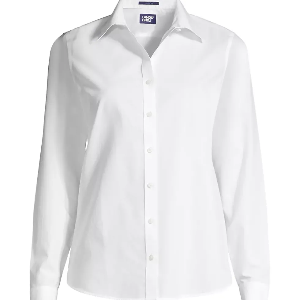 No Iron Button Front Shirt
