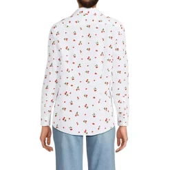 No Iron Button Front Shirt