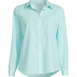 No Iron Button Front Shirt