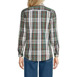 No Iron Button Front Shirt