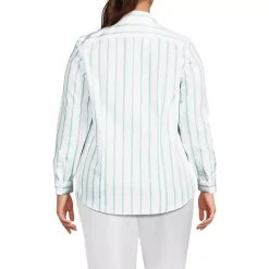 No Iron Button Front Shirt