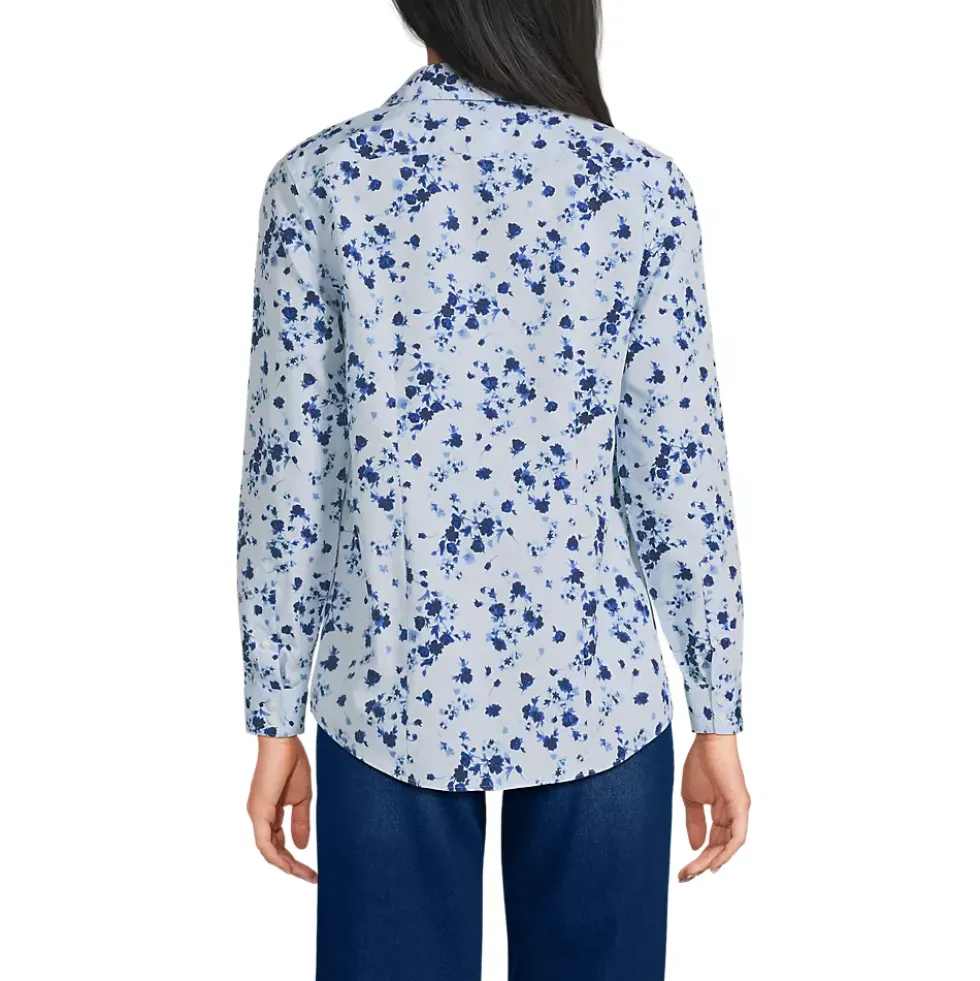 No Iron Button Front Shirt