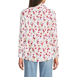 No Iron Button Front Shirt