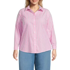 No Iron Button Front Shirt
