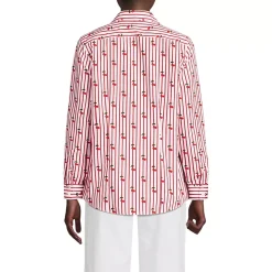 No Iron Button Front Shirt