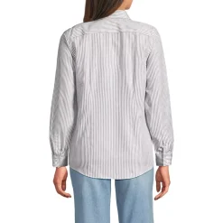 No Iron Button Front Shirt