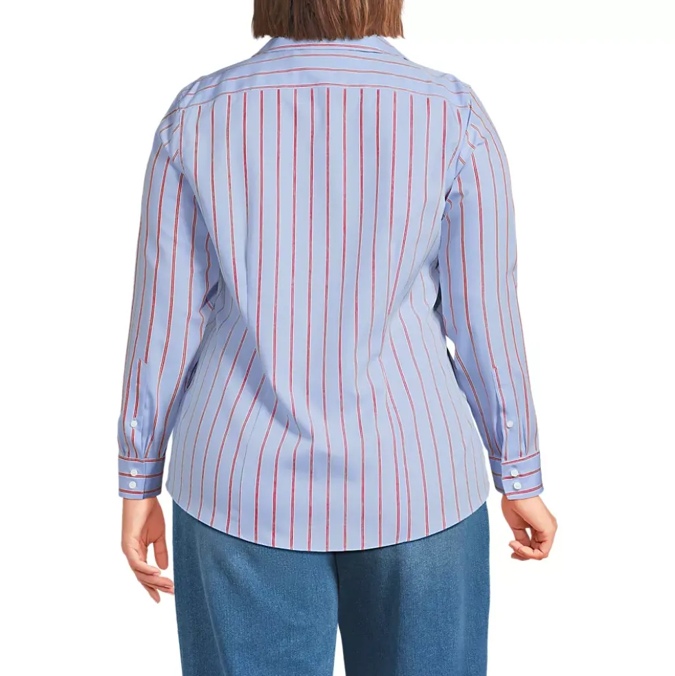 No Iron Button Front Shirt