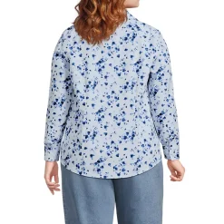 No Iron Button Front Shirt