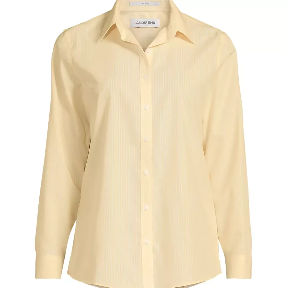 No Iron Button Front Shirt