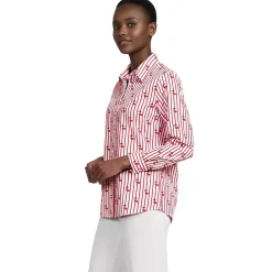 No Iron Button Front Shirt