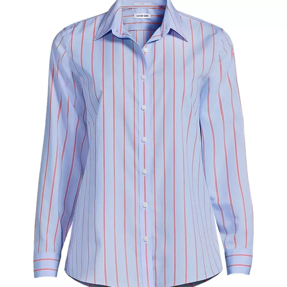 No Iron Button Front Shirt