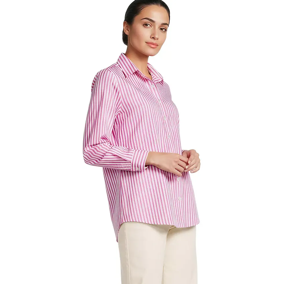 No Iron Button Front Shirt