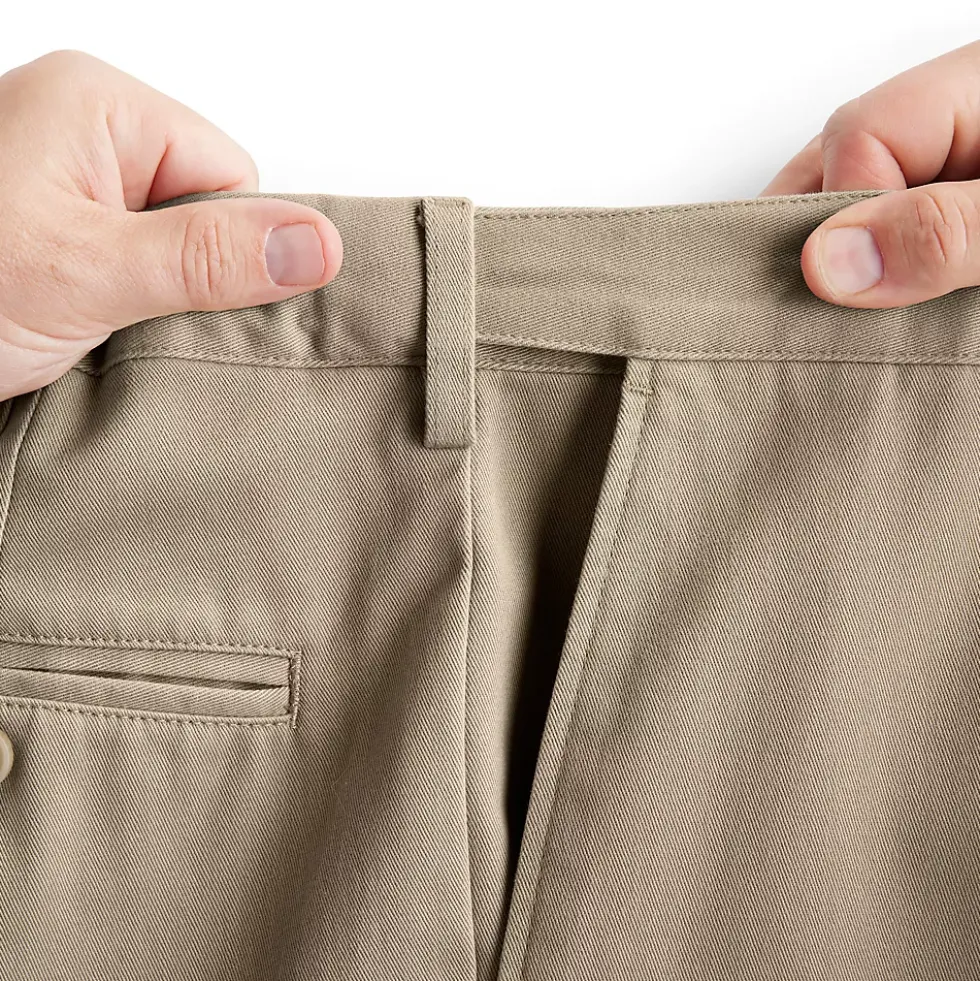 No Iron Comfort Waist Traditional Fit Chino Pant