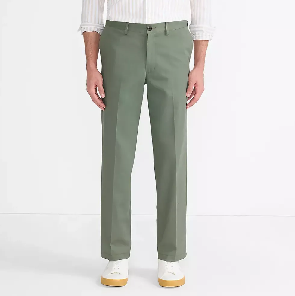 No Iron Comfort Waist Traditional Fit Chino Pant