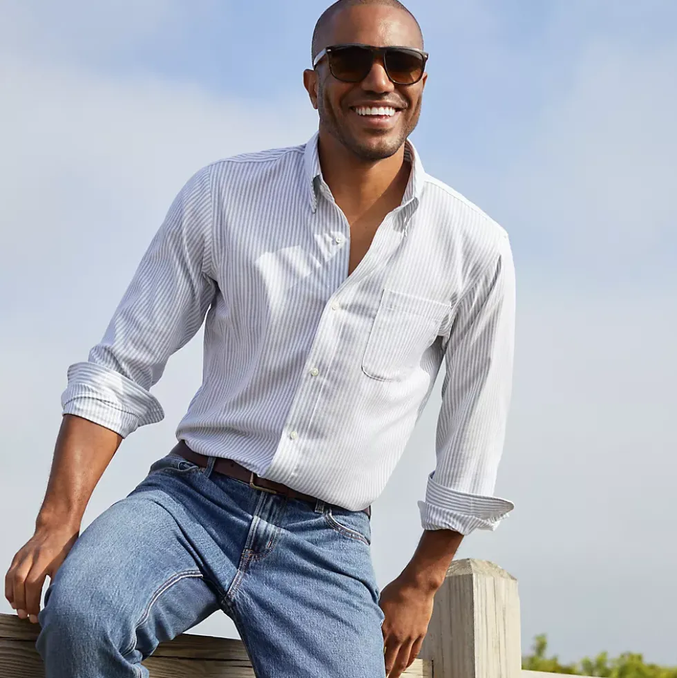 No Iron Supima Oxford Dress Shirt