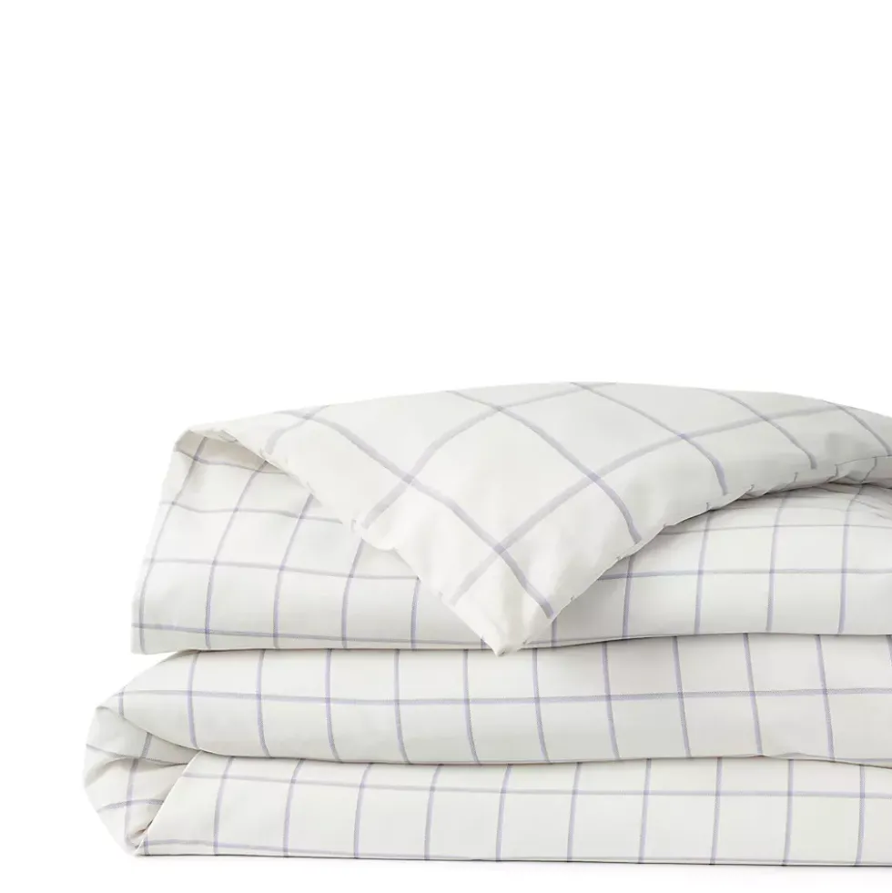 Oxford Yarn Dyed Cotton Reversible Duvet Cover