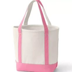 Pre-Monogrammed Letter A Canvas Tote Bag