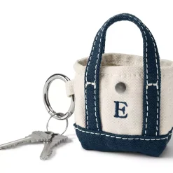 Pre-Monogrammed Letter A Micro Canvas Tote