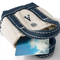 Pre-Monogrammed Letter A Micro Canvas Tote