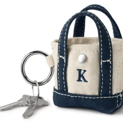 Pre-Monogrammed Letter A Micro Canvas Tote